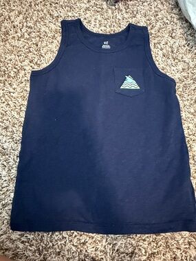 GAP Navy Tank with Surf Pocket Graphic